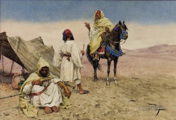 ジュリオ・ロザティ アラブ Oil Paintings